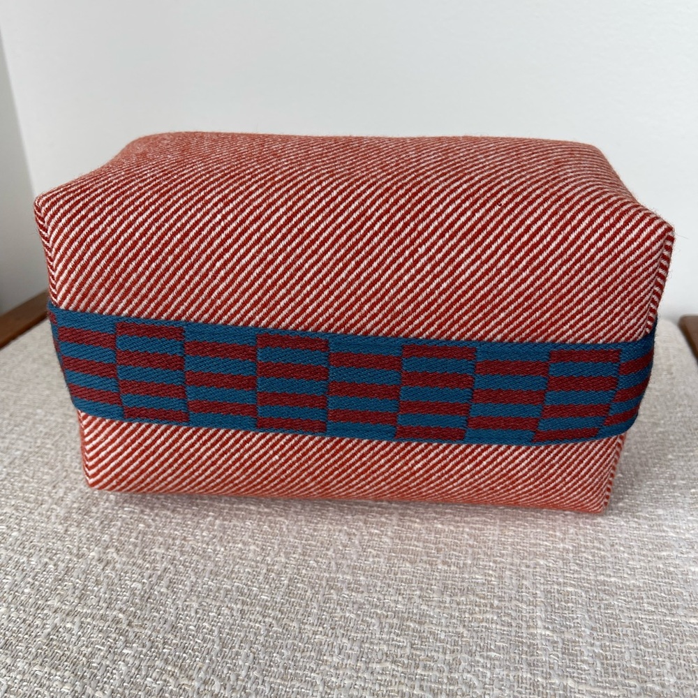 Hermes Red and Blue Mini Clutch Bag - Picture 8 of 14